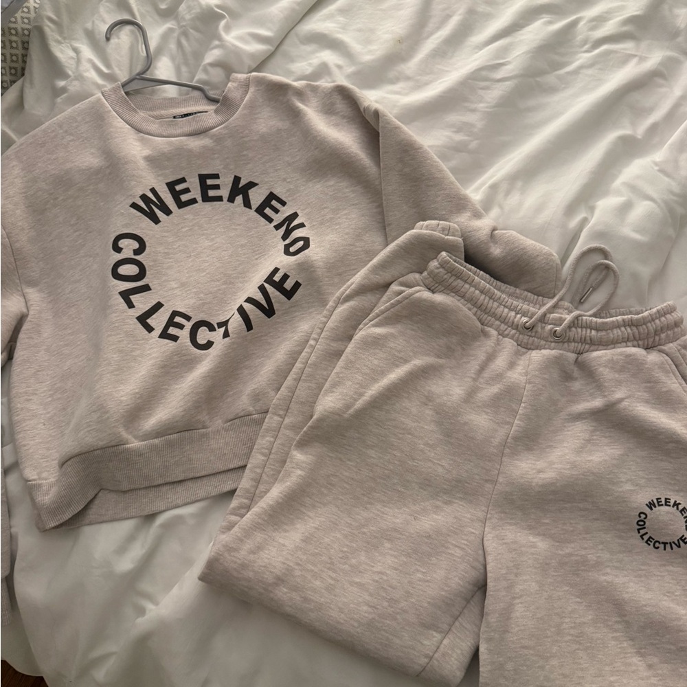Cream Cozy Sweat Set
